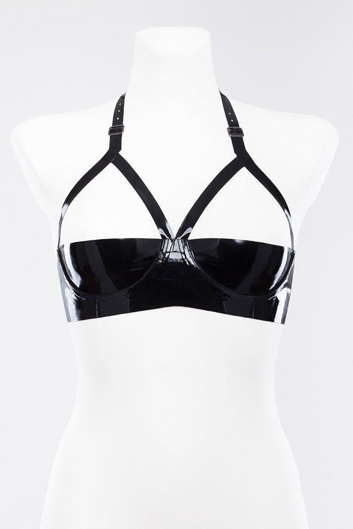 Underwire bra with open breast Underwire bra with open breast