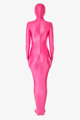 Spandex bondage body bag with separate hands, gloves and mask
