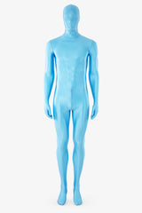 Men's Fully Enclosed Shiny Spandex Zentai Catsuit