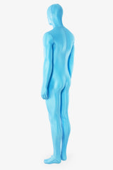 Men's Fully Enclosed Shiny Spandex Zentai Catsuit