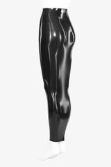 Latex Restrictive Ankle-Length Skirt