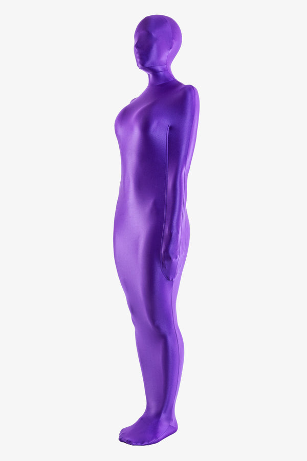 Spandex bondage body bag with internal sleeves