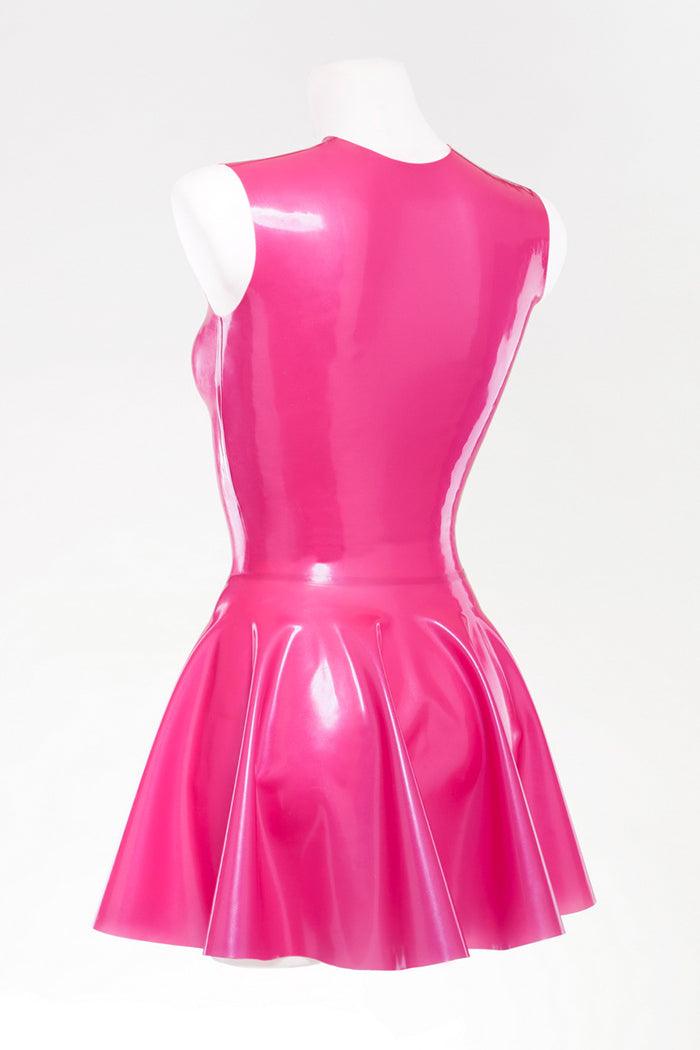 oktoberfest men dress Spell Breaker Latex Mini Dress Hot Pink main image 0