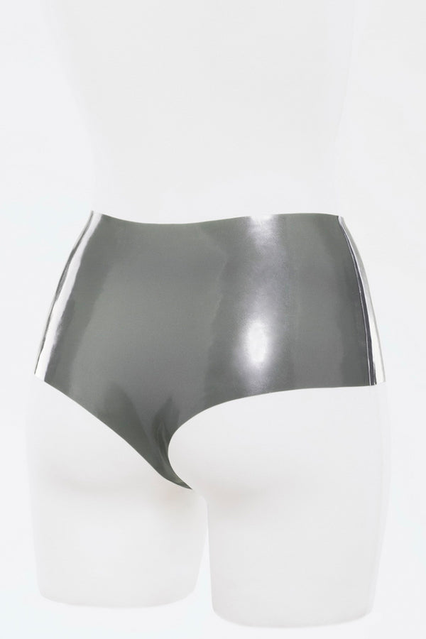 G-string latex shorts