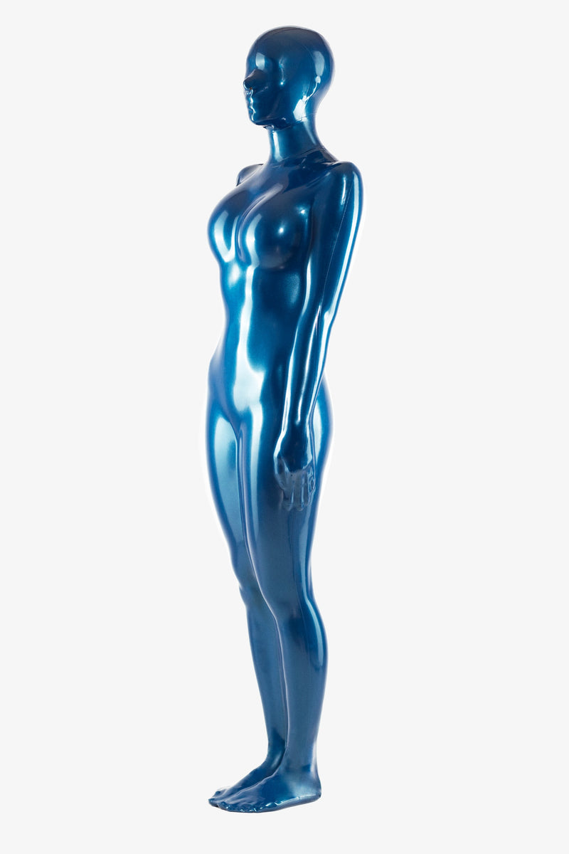 Latex vacuum body bag with mask, without zippers